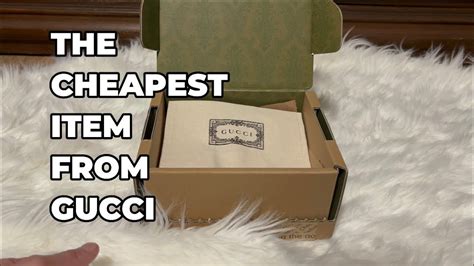cheapest items from gucci